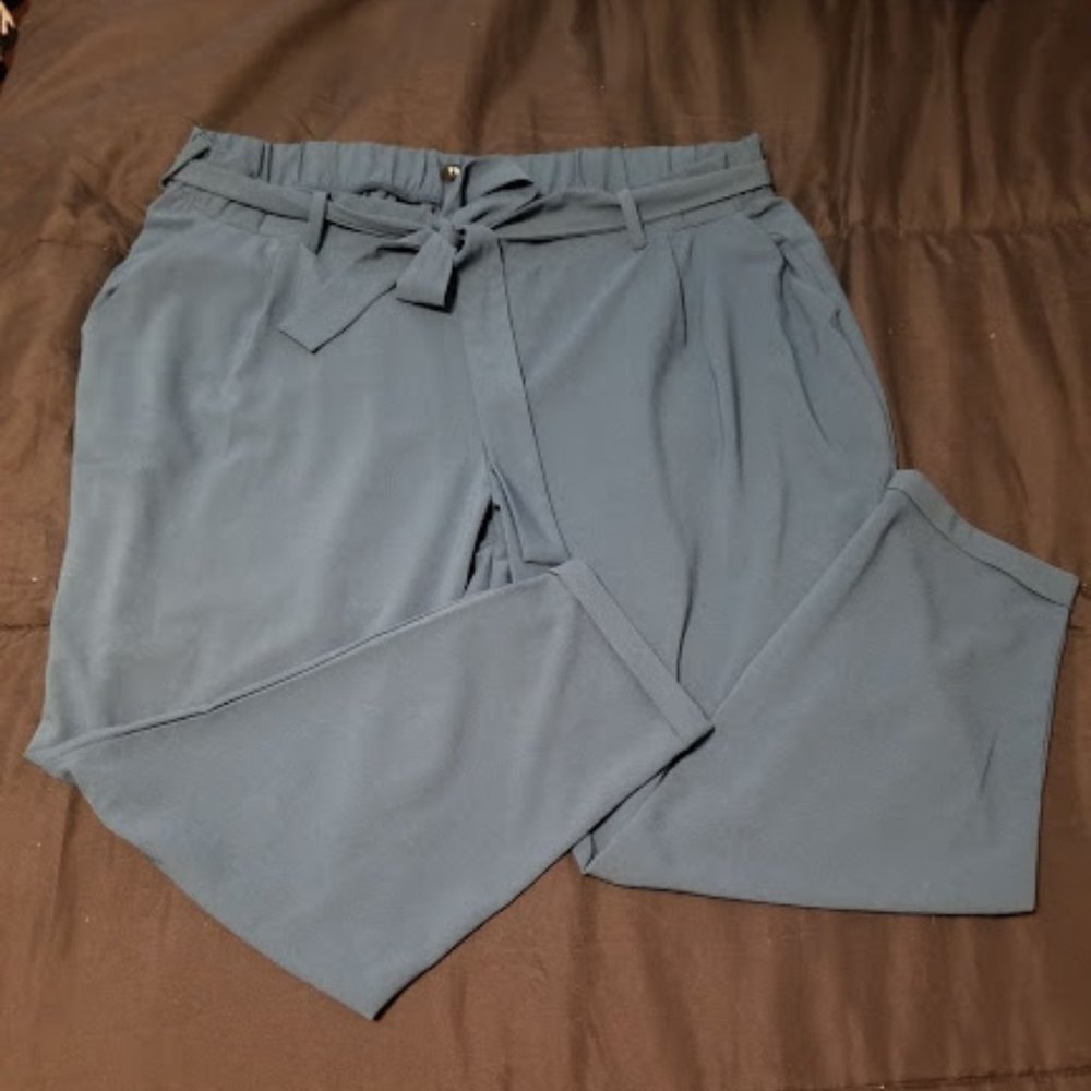 Teal Torrid Paperbag dress pants - trousers size 3